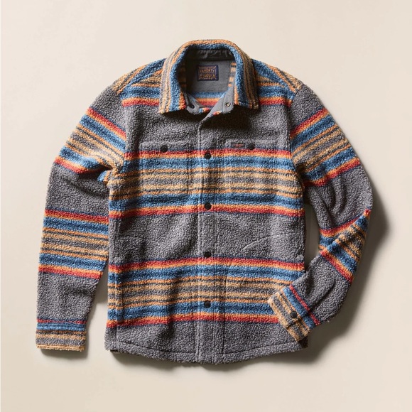 NWT FAHERTY Brand RANGE FLEECE CPO SZ  XL - Picture 6 of 9